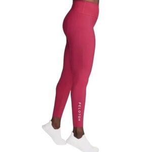 Peloton Cadent Reversible High Rise Cheetah Leggings Tights Activewear Pink